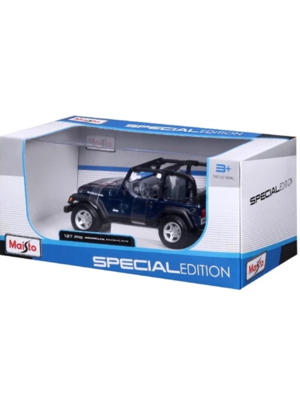 Maisto 1/27 SE Jeep Wrangler Rubicon (Metallic Blue)